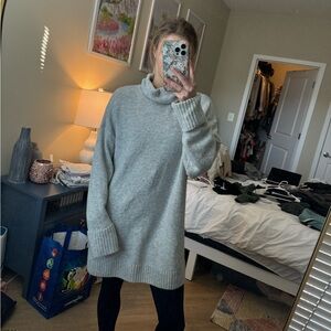 ASOS Oversized Sweater Dress with Turtleneck